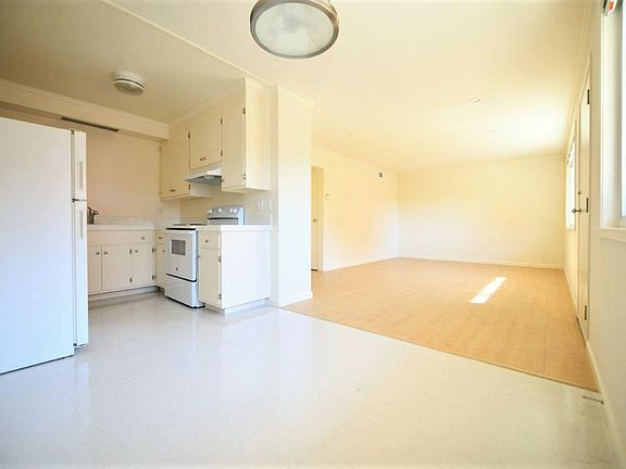 Kitchen area with dining space