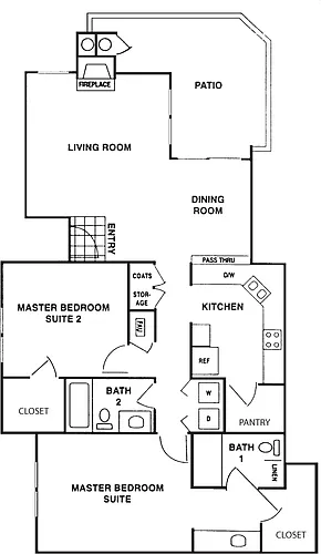Floor plan Model 2A