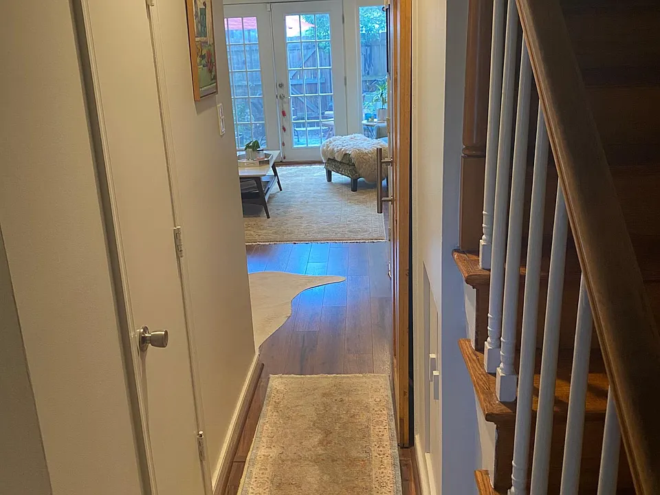 Downstairs hallway