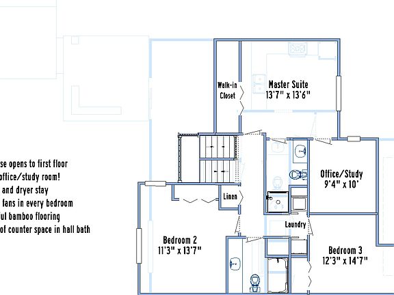 Second floor plan