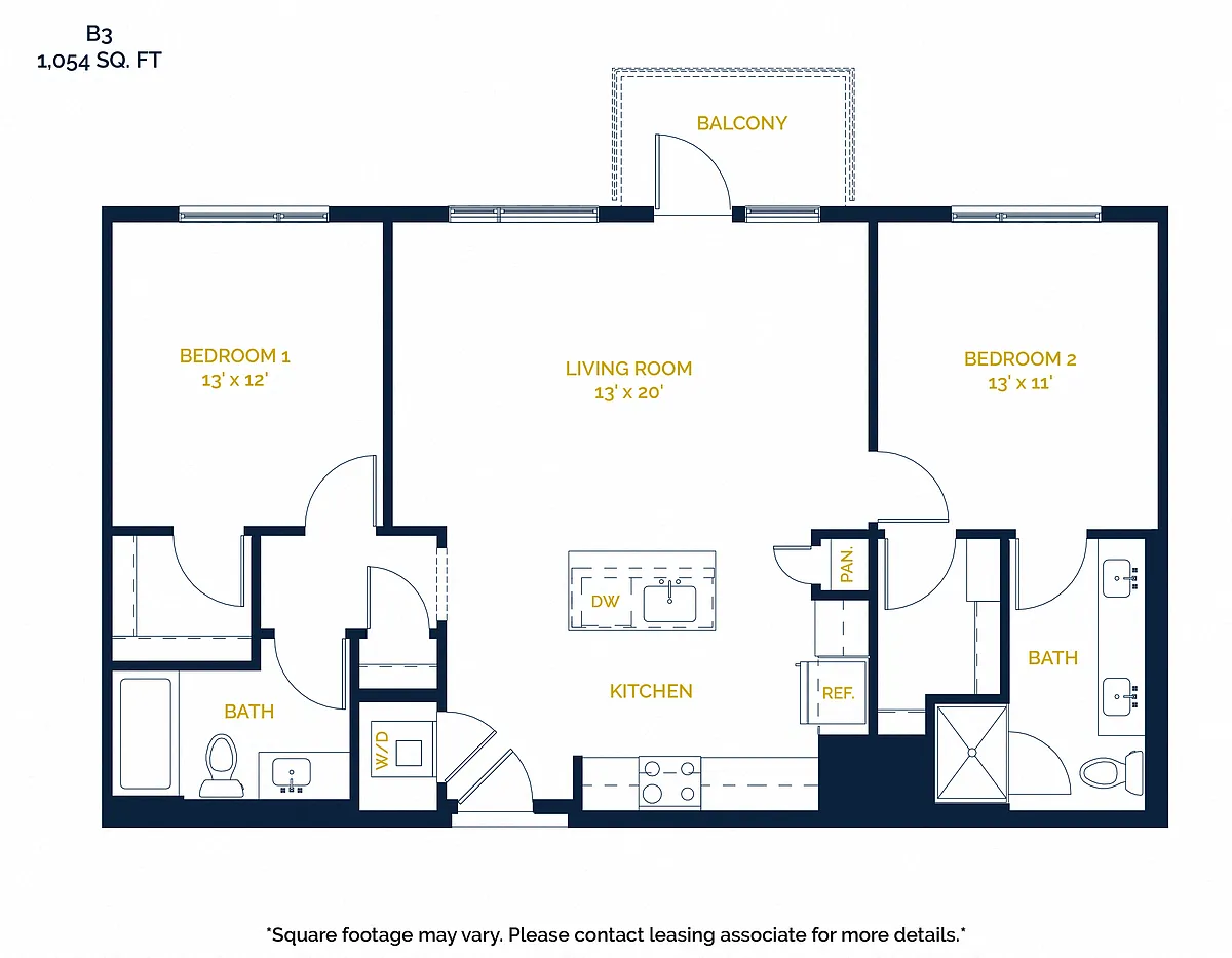 Floor plan B3