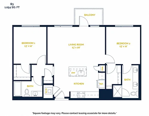 Floor plan B3
