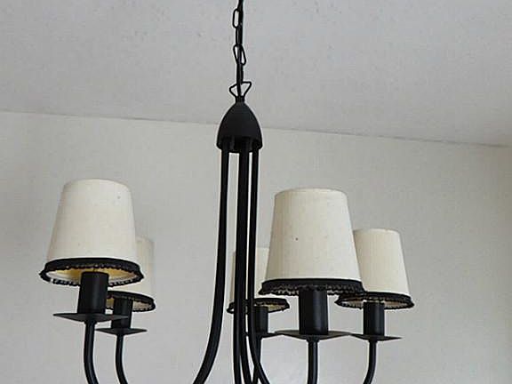 Chandelier updated in 2012