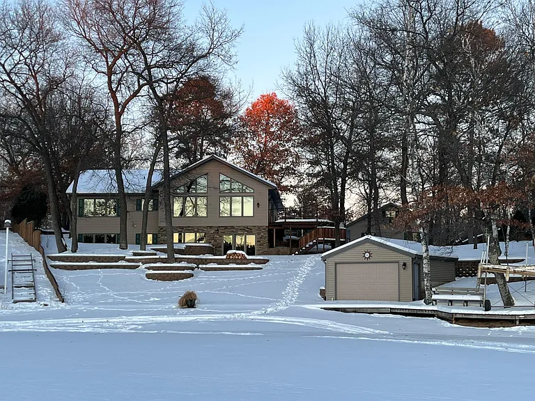 Home in winter