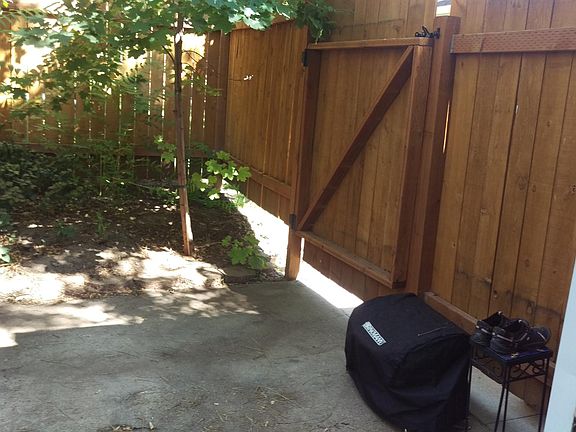 small private patio