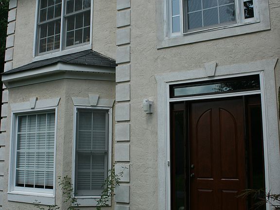 bay window and front door