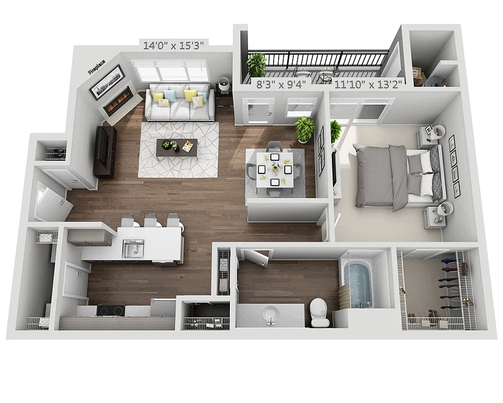 Floor plan Plan A1C