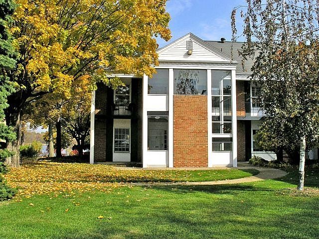 View of entry court from drive