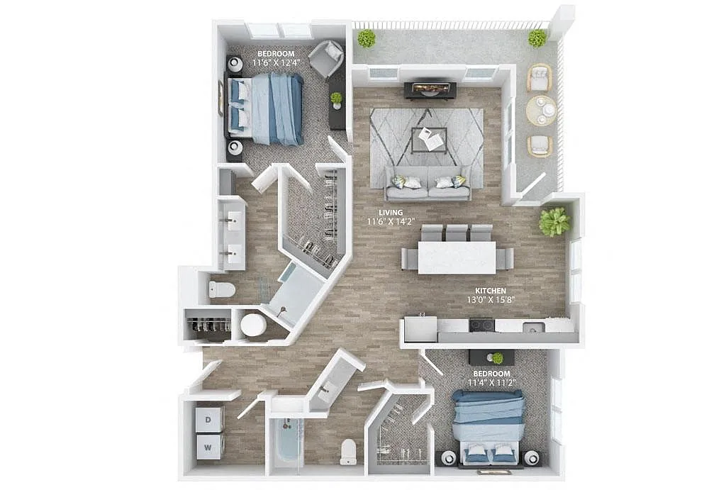 Floor plan Enclave B4