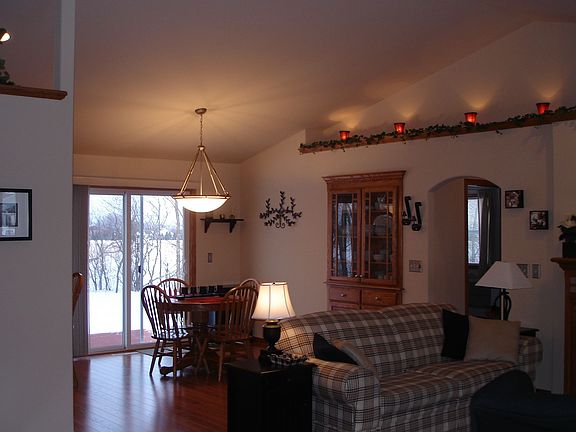 view to dining area