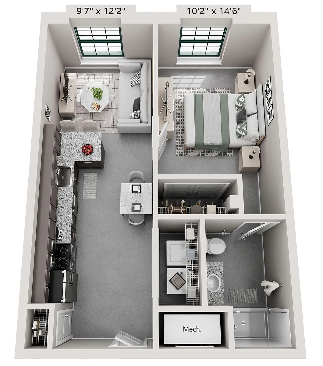Floor plan Cherry Oak