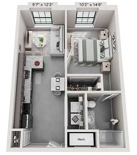 Floor plan Cherry Oak