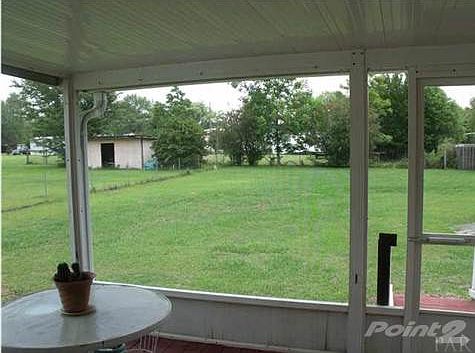 coffee on the back screened in porch