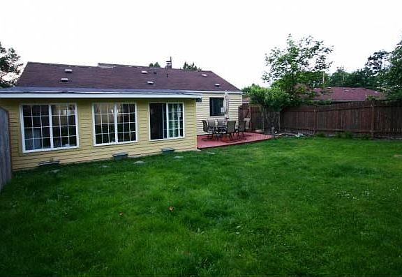 Large fully fenced backyard