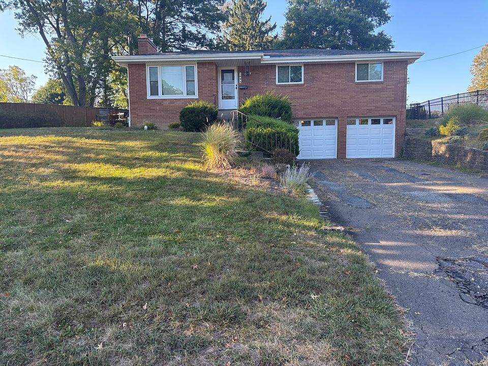 Front, table top lot, 2-car garage