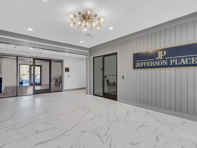 Welcome to Jefferson Place Apartments, where luxury meets comfort. Our stunning lobby features elegant design and modern amenities, creating a welcoming atmosphere. Explore available units today and elevate your living experience!