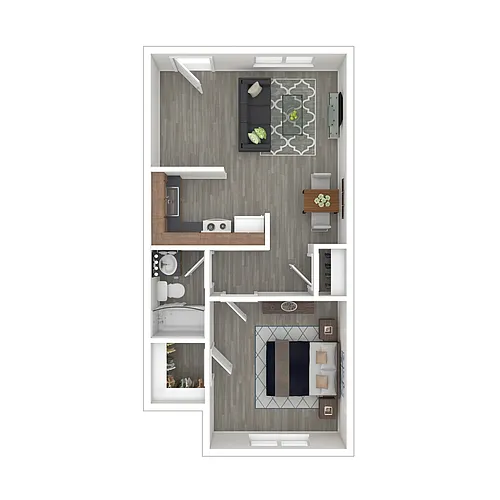 Floor plan 1X1