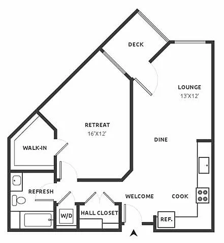 Floor plan A23