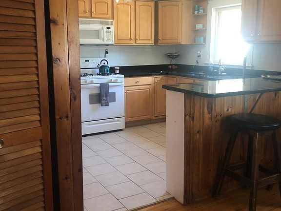Kitchen from dining room view