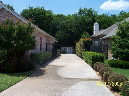 Driveway to back of House