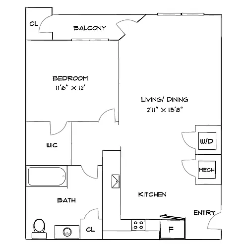 Floor plan Design 1A