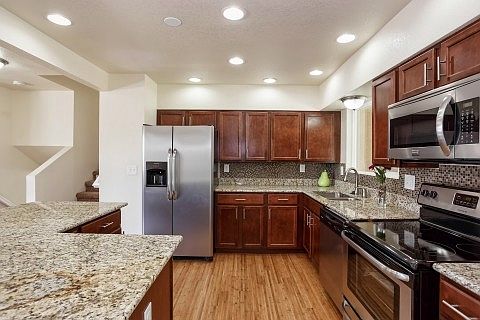 Cherry Stained Cabinets