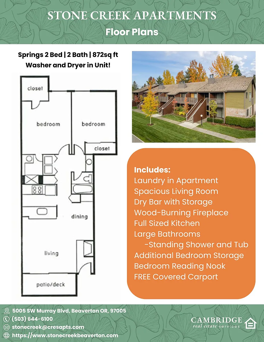 Floor plan Springs
