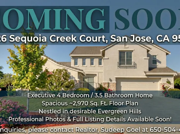 3826 Sequoia Creek Ct, San Jose, CA 95121