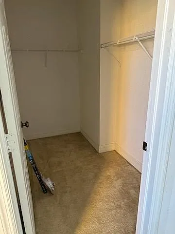 walk in closet in front and two in back bdrm