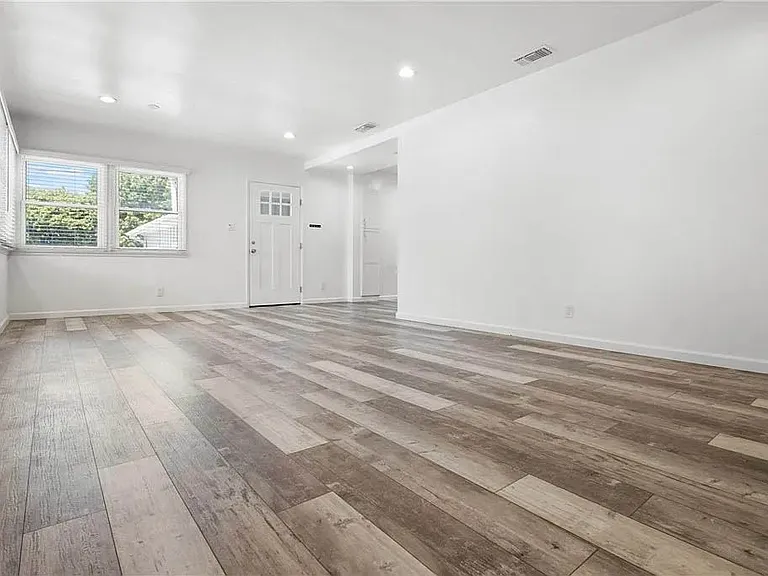 Spacious living room with great light