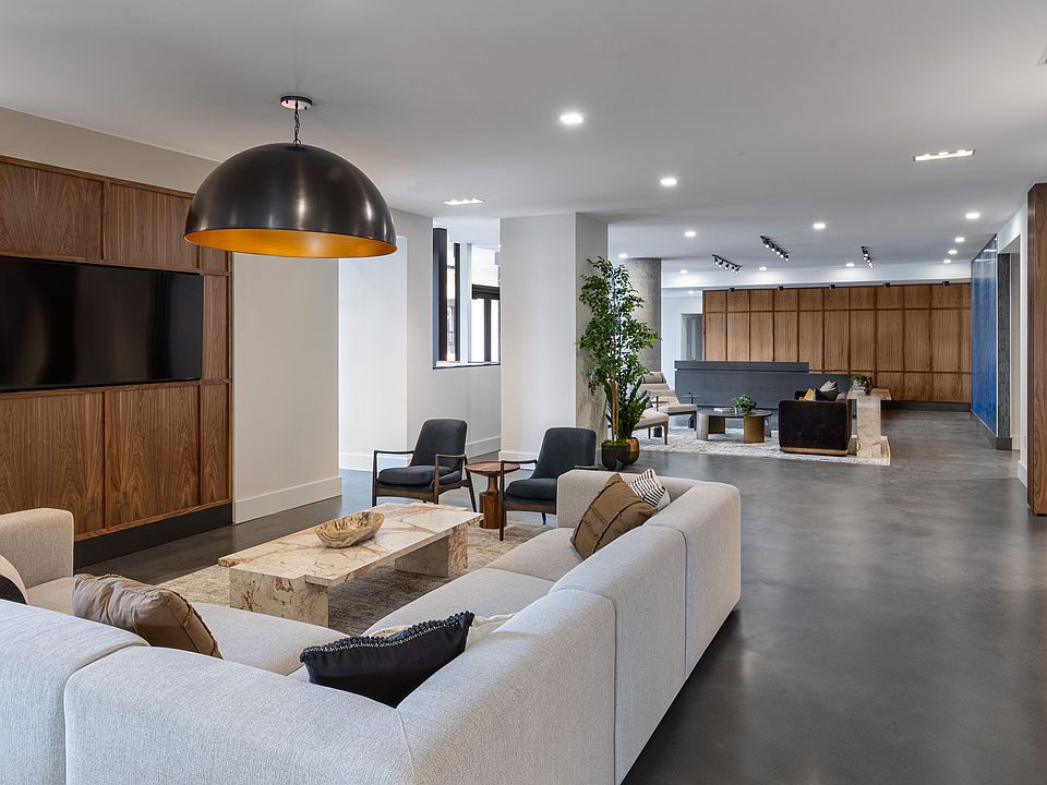 Modern Lobby Offering Residents a Place to Unwind