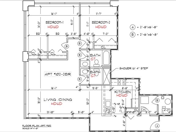 Apartment 102 floor plan