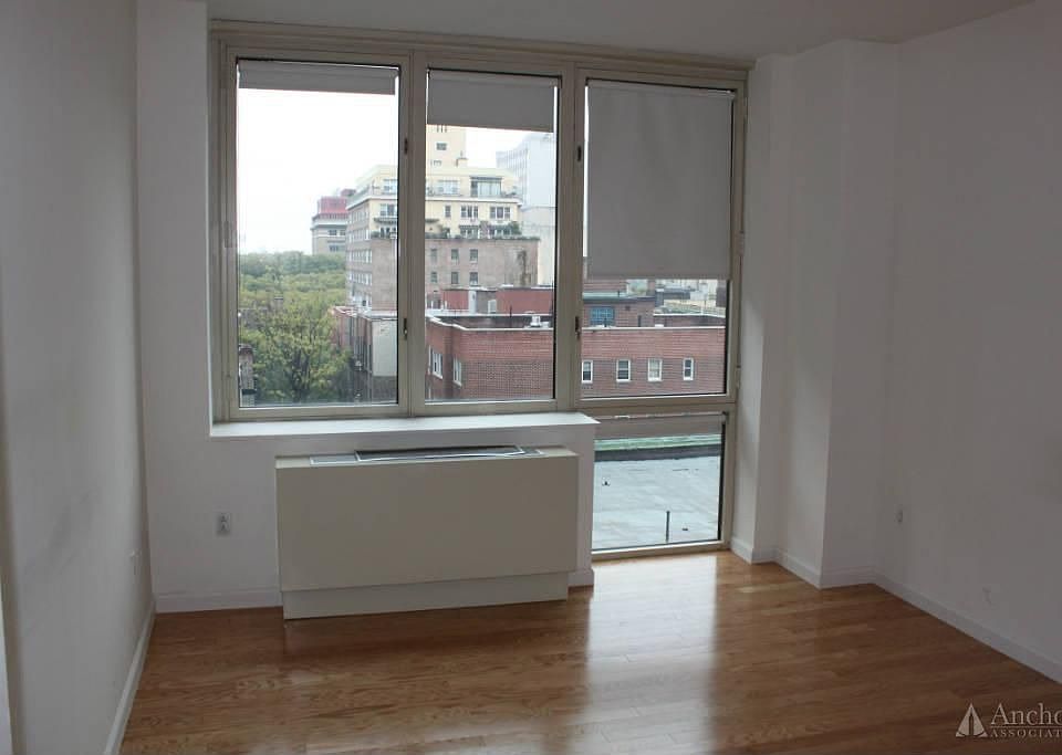 Bedroom with huge window