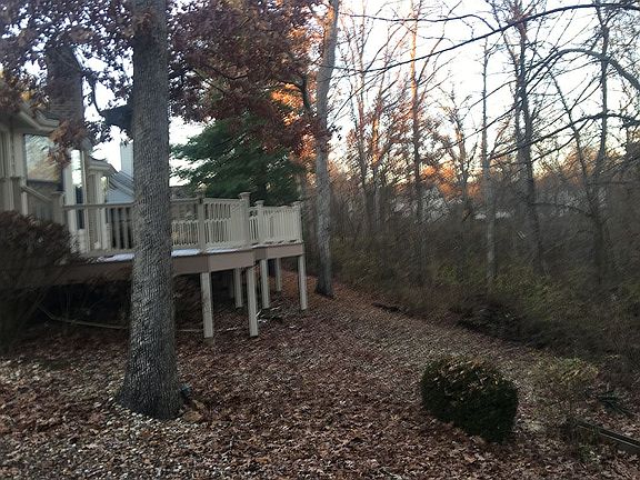 New deck with privacy!