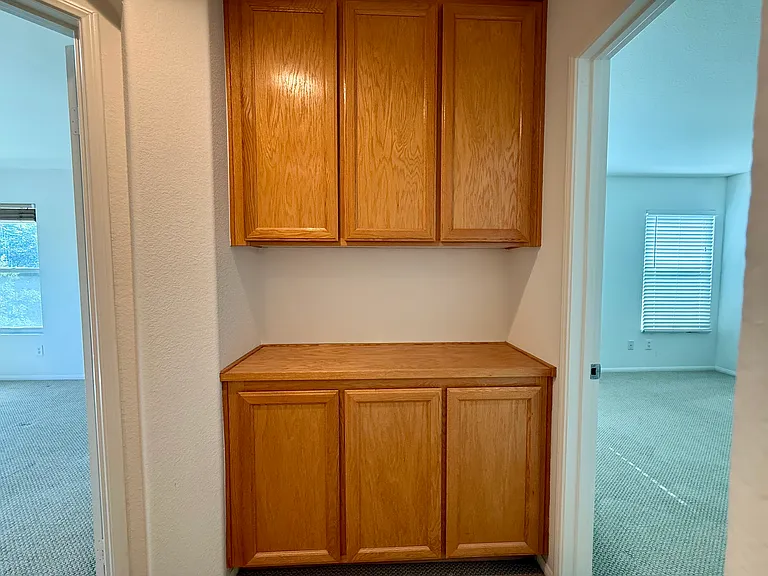 Linen cabinets upstairs