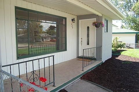 inviting front porch