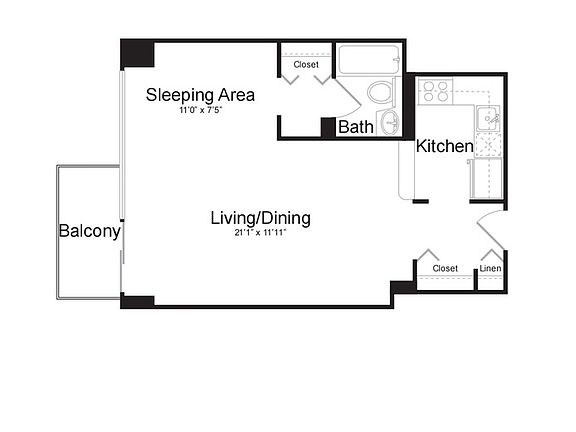 2nd image of 990 6th Ave APT 23M