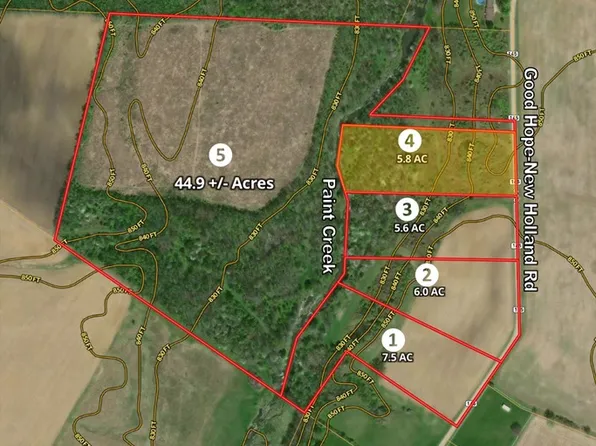 TRACT Four Good Hope New Holland Rd, New Holland, OH 43145