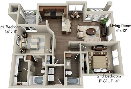 Floor plan B2GL