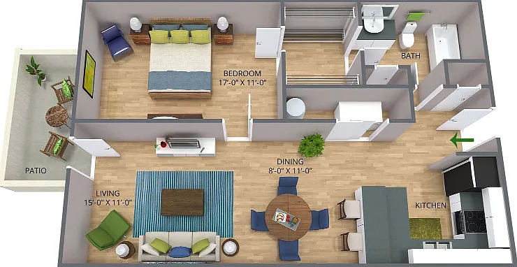 Model A Floorplan Diagram
