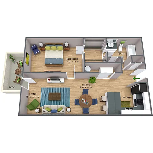Floor plan Model A