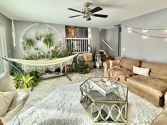 Cozy seating in the "neutrals" living room