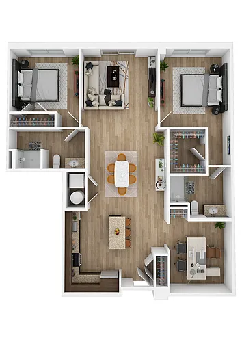 Floor plan Modena (with Den)
