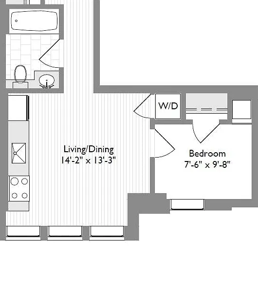 1-Bedroom 1-Bathroom | 474 sqft 1-Bedroom 1-Bathroom | 474 sqft