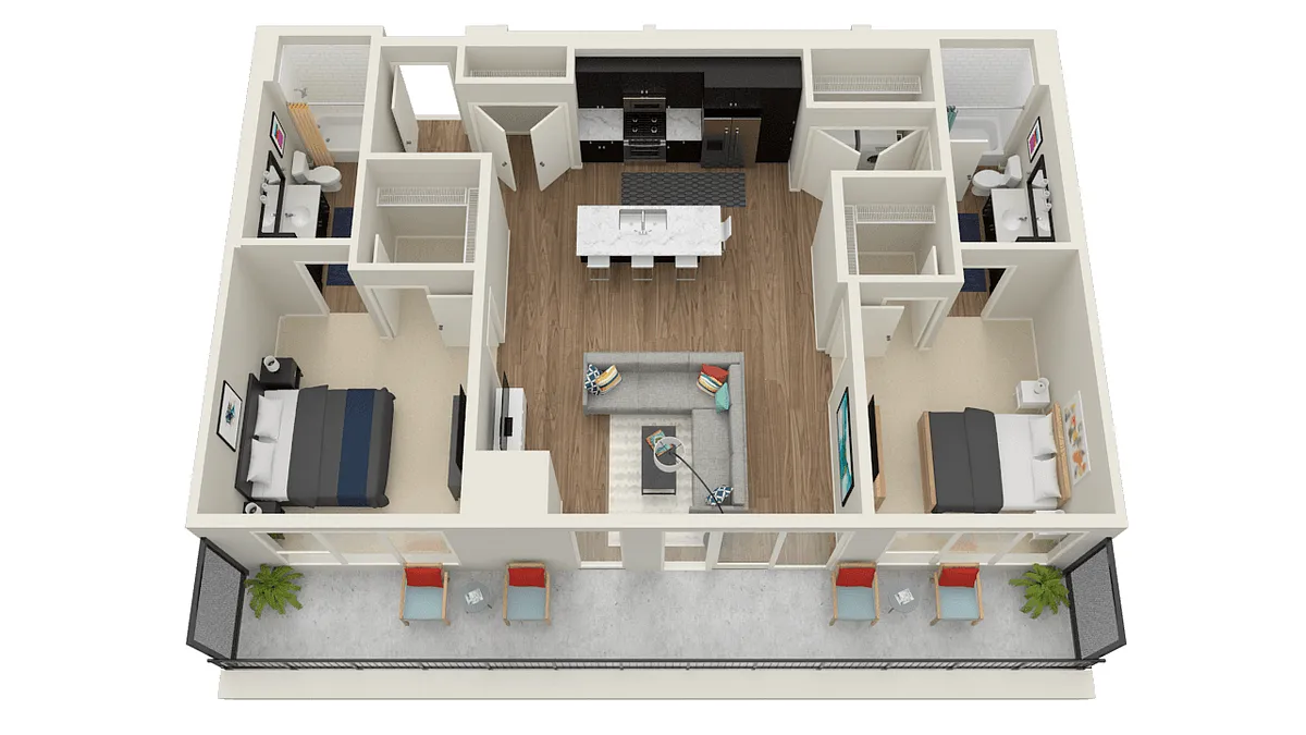 Floor plan Fifty Seven