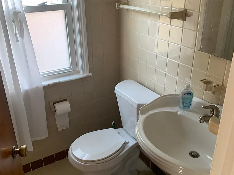 Master bathroom with shower (in the master suite)