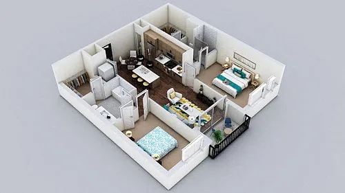 Floor plan B1