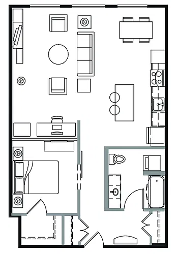 Floor plan A1L