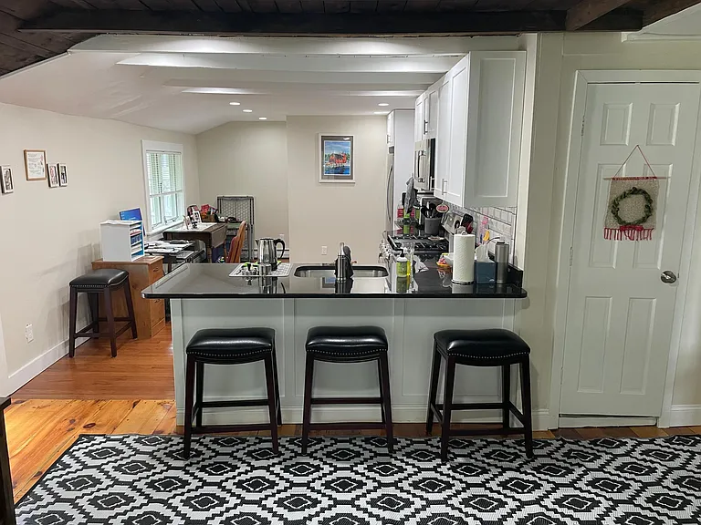 view of kitchen from living room