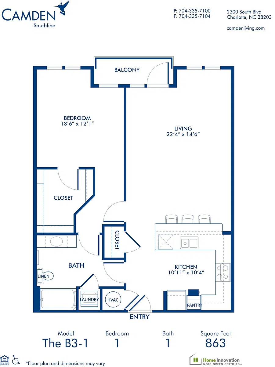 Floor plan B3-1